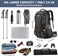 G4Free 50L Backpack Hiking Waterproof with Rain Cover Backpack Mountaineering Travel Camping Trekking Daypack Outdoor Sports for Men Women
