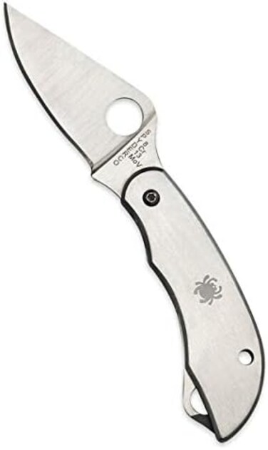 سبايديركو سكين جيب خفيف الوزن قابل للطي مع فتاحة زجاجات من الستانلس ستيل للتخييم والتنزه في الهواء الطلق من كليبي، 6 × 1 × 1 انش، 1.76 اونصة