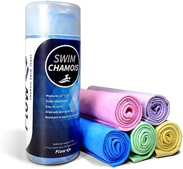 Flow Swim Gear Towel - Chamois Drying Towel (Blue)