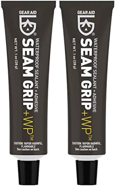 Gear Aid Seam Grip WP Waterproof Sealant and Adhesive for Tents and Outdoor Fabric, Clear