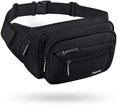 FREETOO Waist Pack Bag Fanny Pack for Men&amp;Women Hip Bum Bag with Adjustable Strap for Outdoors Workout Traveling Casual Running Hiking Cycling