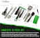 Life 2 Go Camp Cooking Utensil Set &amp; Outdoor Kitchen Gear Cookware Kit, Portable Compact Carry Case for Camping, Hiking, Travel, BBQ Grilling Stainless Steel Accessories Spoon &amp; Fork