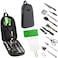 Life 2 Go Camp Cooking Utensil Set &amp; Outdoor Kitchen Gear Cookware Kit, Portable Compact Carry Case for Camping, Hiking, Travel, BBQ Grilling Stainless Steel Accessories Spoon &amp; Fork