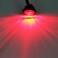 اف اكس سي مصباح LED دائري 10 × 3/4 انش من بيوريشين، مؤشرات اشارة جانبية امامية وخلفية للشاحنة والحافلات والمقطورة والقارب والكارافان، مصباح فرامل خلفي 12 فولت (احمر)