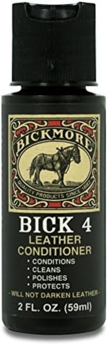 Bickmore Bick 4 Leather Conditioner 2oz - Best Since 1882 - Cleaner &amp; Conditioner - Restore Polish &amp; Protect All Smooth Finished Leathers