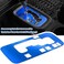 E-cowlboy Jeep Wrangler 2012-2018 Jk Jku Sport Sahara Freedom Rubicon Unlimited Gear Shift Panel Cover Aluminum Interior Trim Accessories (Blue)