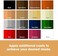 Furniture Clinic Leather Recolouring Balm - Leather Colour Restorer for Sofas, Leather Colour Repair for Faded &amp; Scratched Leather Upholstery, Car Seats, Shoes and Clothing - 16 Colours (Camel)