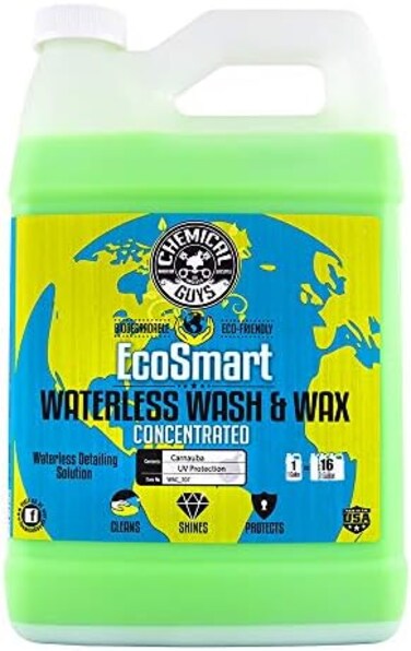 Chemical Guys WAC_707 Eco Smart Hyper Concentrated Waterless Car Wash and Wax - 1 gallon