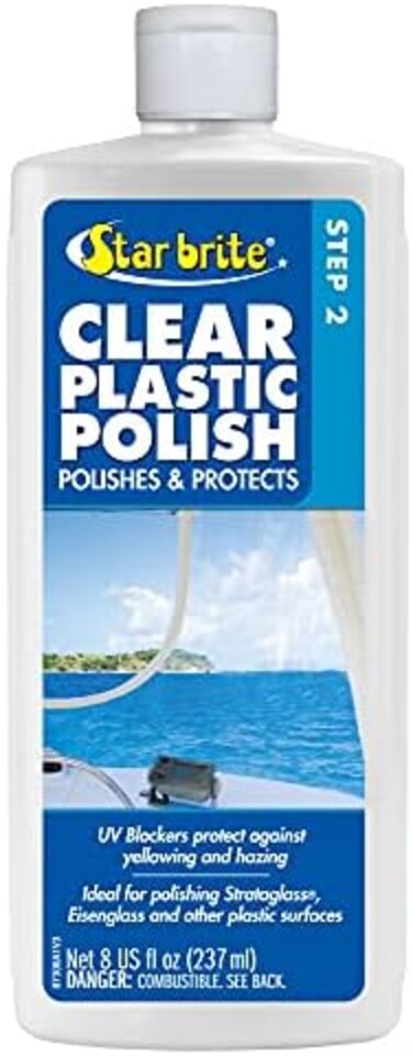 Star Brite Clear Plastic Restorer STEP1 8.5 fl oz (237 ml), 087208
