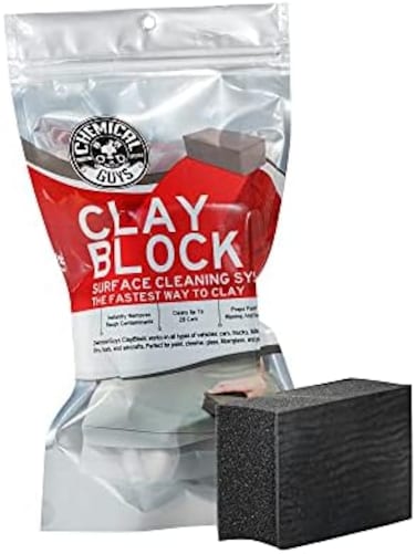 Chemical Guys Clay_Block Clay Block V2 (4.6 In. X 3.5 In. X 1.7 In.) , Black