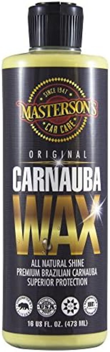 MASTERSON's CAR CARE MCC_101_16 Original Carnauba Wax - Easy to Use Formula - Premium Wax Protects and Shines All Cars, Trucks, Motorcycles, RV, Boats (16 oz)