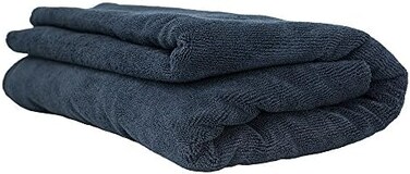 Chemical Guys Black Edgeless Microfiber Towel 51 x 30Inch, MIC808, Large