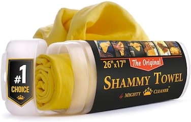 Mighty Cleaner Absorber Shammy Cloth Chamois Towel - Car Towel - Synthetic Chamois Leather Towel For Home - Car Cleaning Cloth - PVA Towel - Car Drying Towel - Best Shammy Cloth - Car Wash Cloth =