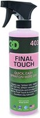 3D Final Touch - Quick Detailer Spray with Wax Protection for Auto Maintenance &amp; Showroom Shine 16oz.