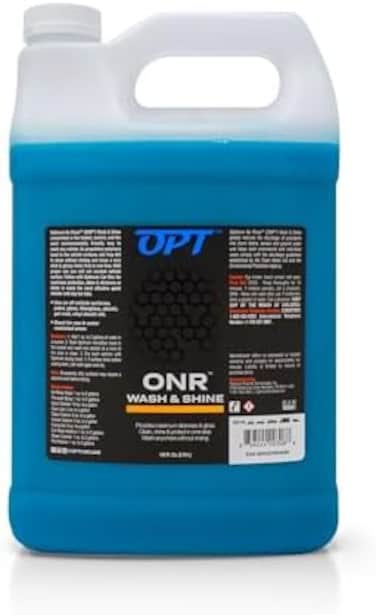 Optimum No Rinse Wash and Shine - ONR Car Wash, 1 Gallon, Safe on Paint, Coatings, Wraps, and Interior, Rinseless Wash provides an Eco Friendly Car Wash Option