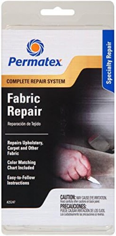 Permatex 25247 Fabric Repair Kit, Single Unit, Gel