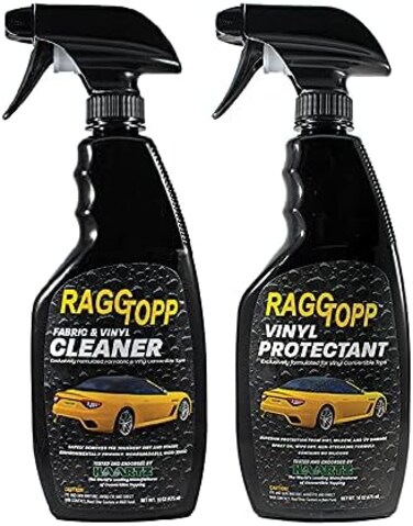 Raggtopp Convertible Top Vinyl Cleaner &amp; Protectant Kit 16 o