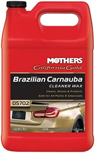 Mothers 05702 California Gold Brazilian Carnauba Cleaner Liquid Wax - 1 Gallon