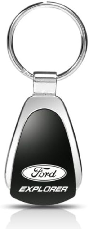 او-توموتيف جولد سلسلة مفاتيح بتصميم قطرة دمعة بلون اسود لسيارة فورد اكسبلورر