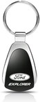 او-توموتيف جولد سلسلة مفاتيح بتصميم قطرة دمعة بلون اسود لسيارة فورد اكسبلورر