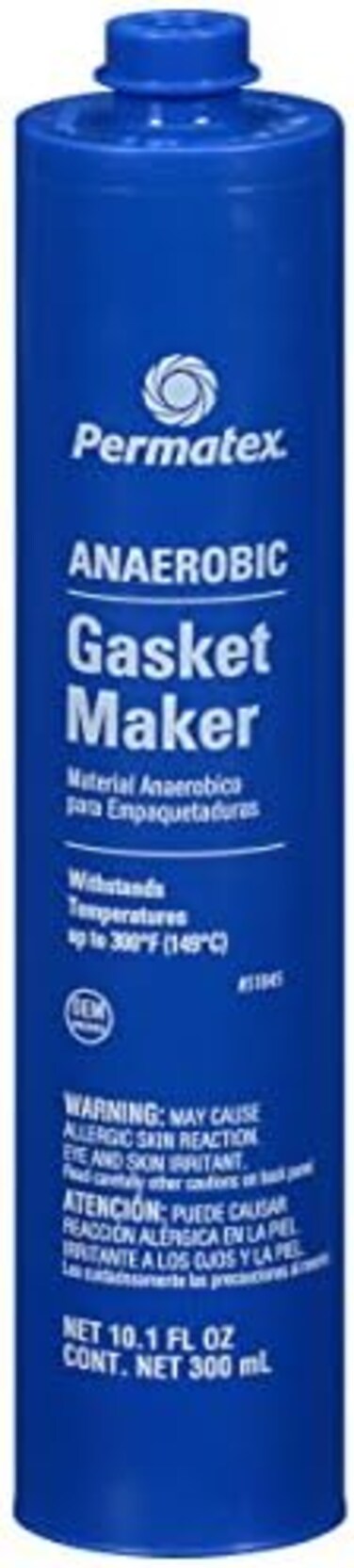 Permatex 51845 Anaerobic Gasket Maker, 300 ml Cartridge
