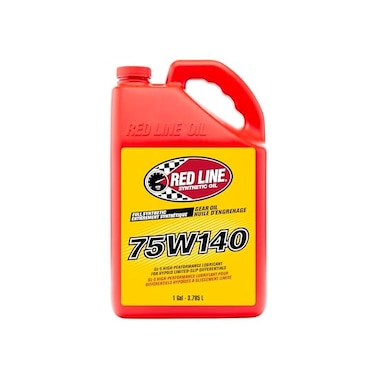 ريد لاين زيت تروس 57105 75W140NS GL-5، 1 جالون، عبوة واحدة