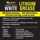 Star Brite White Lithium Grease - NLGI-2 High Performance -