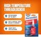 Permatex 27200 Hiigh Temperature Threadlocker Red, 10 ml