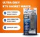 Permatex 82194 Ultra Grey Rigid High-Torque RTV Silicone Gasket Maker, Sensor Safe And Non-Corrosive, For High Torque And Vibration Resistant Applications, 3 oz