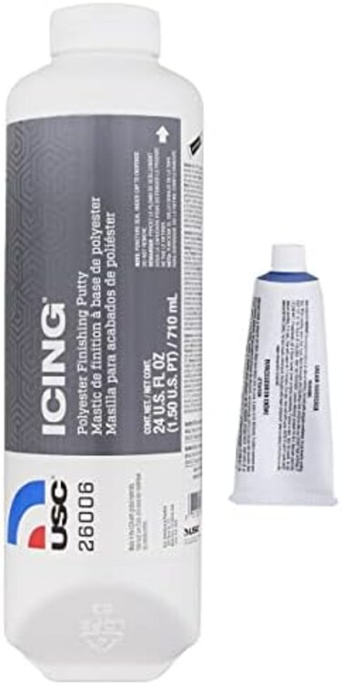 FQQF USC 26006 Icing 24 oz tube - Glazing &amp; Finishing Filler Putty