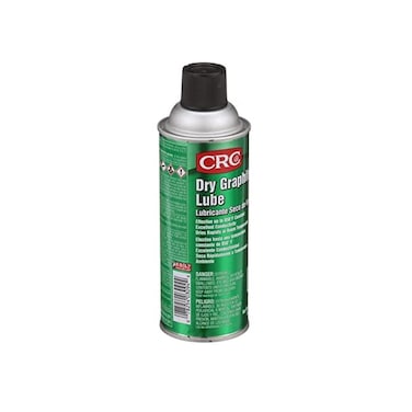 CRC Dry Graphite Lube, 10 oz Aerosol Can, Black