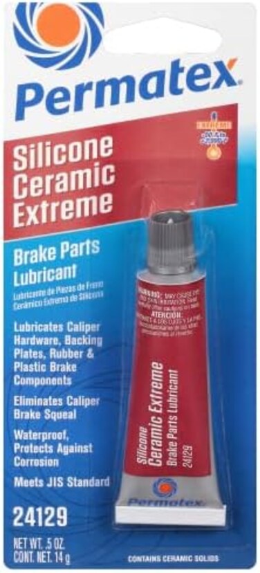 Permatex 24129 Silicone Extreme Brake Parts Lubricant, 0.5 fl. oz.