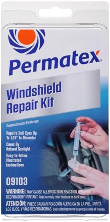 Permatex 16067 Bullseye Windshield Repair Kit.025 oz. Syringe