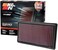 K&amp;N Engine Air Filter: High Performance, Premium, Washable, Replacement Compatible with 2007-2019 Ford/Lincoln SUV and Compact V6/L4 (Explorer, Flex, Taurus, Edge, MKT, MKS), 33-2395