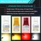 مصباح LED T10 194 168 2825 ساطع للغاية 300 لومن ابيض دافئ 3000 كلفن الجيل الخامس غير قطبي 12-24 فولت - 18 اس ام دي 3014 بديل للسيارة للخريطة والقبة ولوحة الارقام ولوحة العدادات من 4 قطع