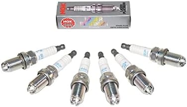 NGK BMW Spark Plugs, Plug Set Laser Platinum OEM 3199 (6pcs)