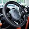 Spurtar King Company Steering Wheel Cover, Anti-Slip Car Steering Wheel Protector, Soft Odorless Silicone Leather Texture Steering Cover, Great Grip Cover for 14"-15" Steering Wheel, Black