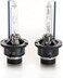HYBKLER HYB D2S HID Bulbs, 8000K 20000LM Diamond White Xenon Replacement D2S HID Headlight Bulb, Low Beam 66240 85122UB 66040 Car Headlamps, IP68 Waterproof Design (Pack of 2)