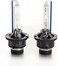 HYBKLER HYB D2S HID Bulbs, 8000K 20000LM Diamond White Xenon Replacement D2S HID Headlight Bulb, Low Beam 66240 85122UB 66040 Car Headlamps, IP68 Waterproof Design (Pack of 2)