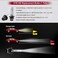 HYBKLER HYB D2S HID Bulbs, 8000K 20000LM Diamond White Xenon Replacement D2S HID Headlight Bulb, Low Beam 66240 85122UB 66040 Car Headlamps, IP68 Waterproof Design (Pack of 2)