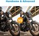 غطاء شبكة المصباح الامامي الفا رايدر من موتوفانز مقاس 5 3/4 انش لسيارة سبورتستر رودستر XL1200R XL883 883 كاستم XL883C/XL1200C Low XL883L/XL1200L ايرون 883 XL883N