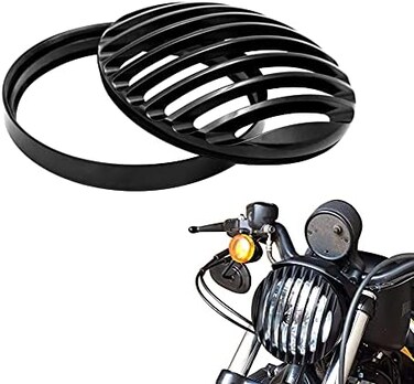 غطاء شبكة المصباح الامامي الفا رايدر من موتوفانز مقاس 5 3/4 انش لسيارة سبورتستر رودستر XL1200R XL883 883 كاستم XL883C/XL1200C Low XL883L/XL1200L ايرون 883 XL883N