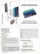 مفتاح مرحل DMX 8CH Dmx512 وحدة تحكم مخرج DMX512 تحكم في التتابع 8 اتجاهات (بحد اقصى 10 امبير)