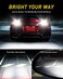 AUXITO 2000 Lumens Error Free 912 921 T15 LED Bulbs Extremely Bright Newest CSP 9-SMD Plug and Play for Back Up Reverse Lights, 6500K White (Pack of 2)