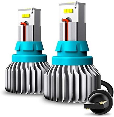 AUXITO 2000 Lumens Error Free 912 921 T15 LED Bulbs Extremely Bright Newest CSP 9-SMD Plug and Play for Back Up Reverse Lights, 6500K White (Pack of 2)