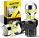 AUXITO Upgraded 7440 7443 LED Bulbs for Reverse Lights T20 7441 7444 LED Replacement Light Kit for Backup Tail Brake Signal Parking DRL Lights, 6000K Xenon White