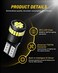 AUXITO 194 6000K White Super Bright 168 2825 W5W T10 Wedge 24-SMD 3014 Chipsets LED Bulbs (Pack of 10)