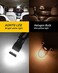 AUXITO 194 6000K White Super Bright 168 2825 W5W T10 Wedge 24-SMD 3014 Chipsets LED Bulbs (Pack of 10)