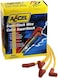 ACCEL 4041 Spark Plug Wire Set - 8mm - Yellow with Orange 90 Degree Boots