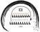ACCEL 9001C Extreme 9000 Spark Plug Wire Set - Universal - 90 Degree White Ceramic Boots